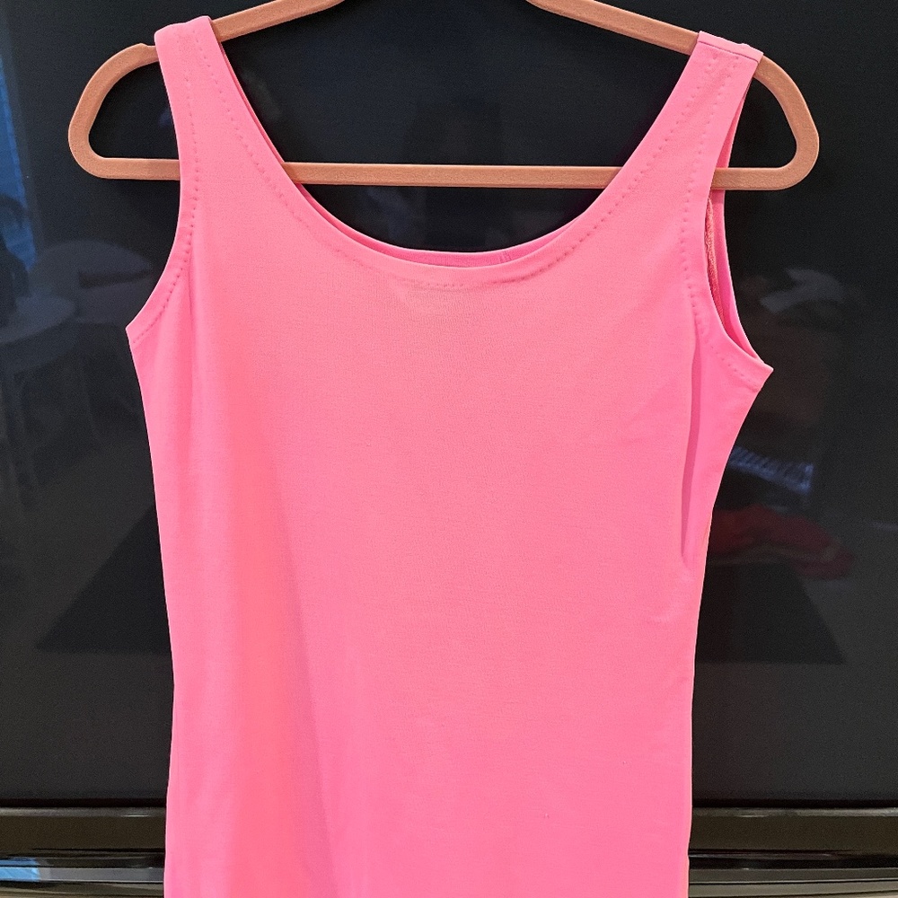 Pink sleeveless Tank - Whisper Stretch Fabric